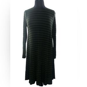 🐘Old navy Green striped Dress